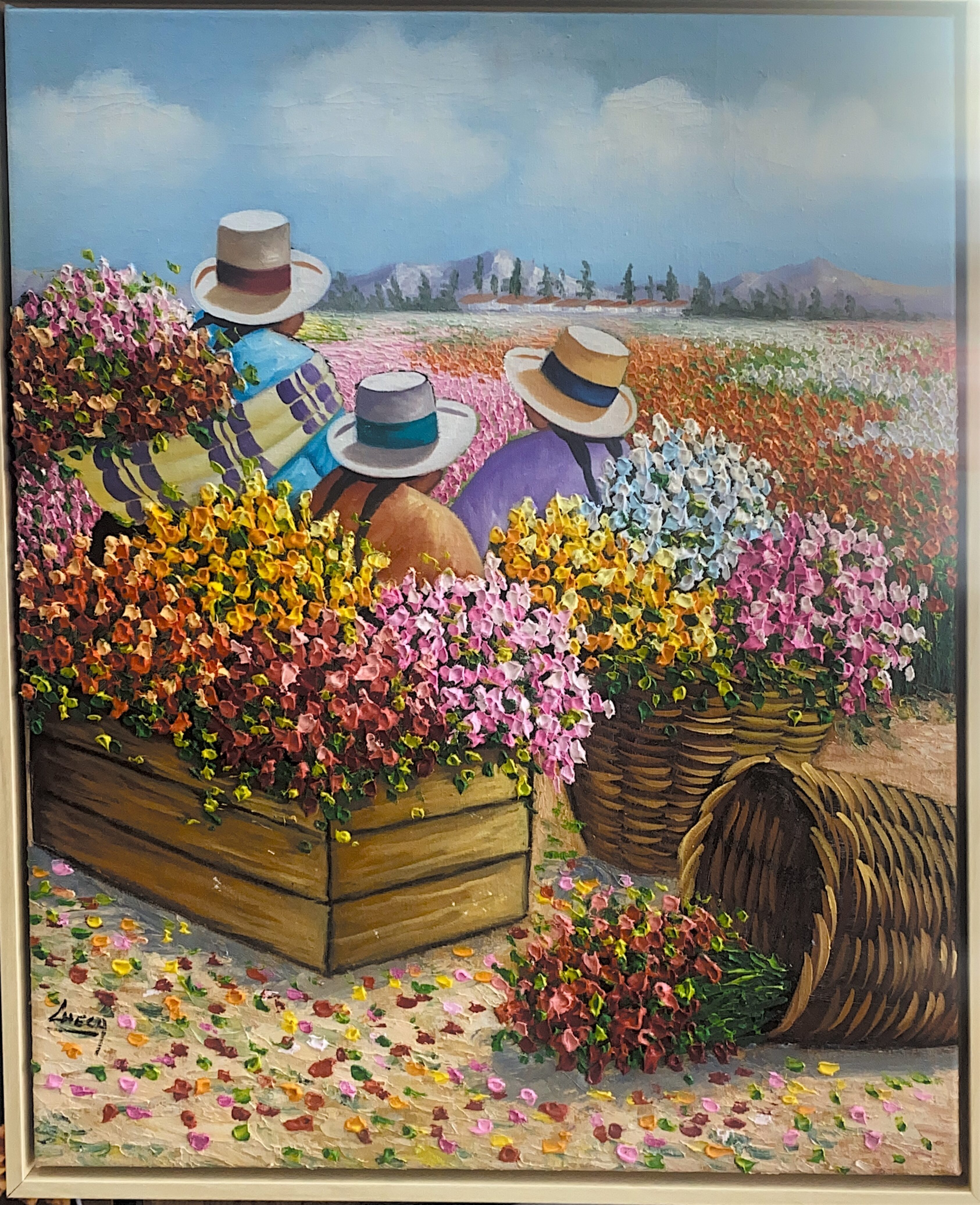 Floral Landscape/ Countryside Scence